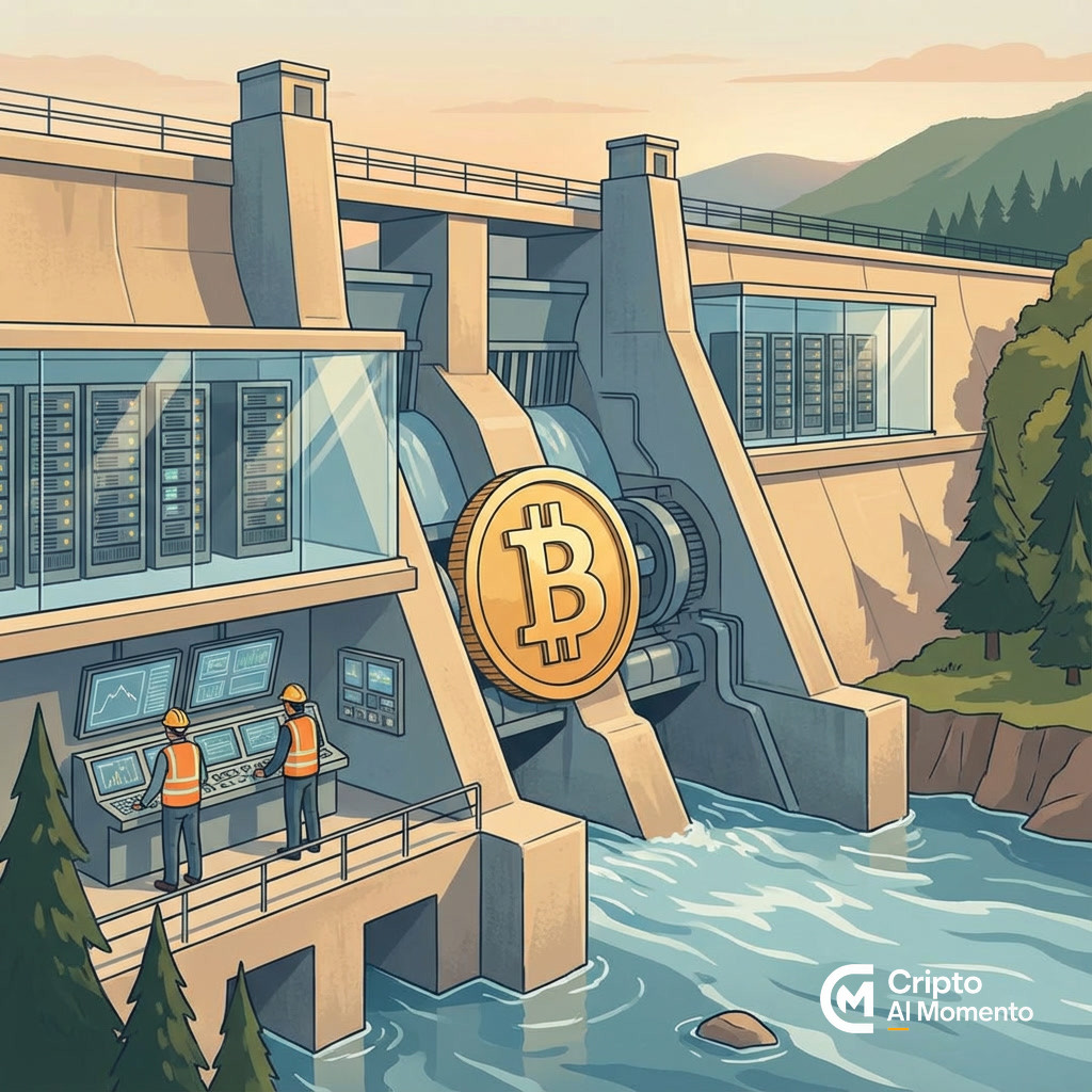 HIVE convierte energía hidroeléctrica en minería de Bitcoin sostenible - Imagen destacada