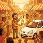 Brasileño convierte auto usado en 2 Bitcoin y gana 28,000% - Imagen