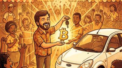 Brasileño convierte auto usado en 2 Bitcoin y gana 28,000% - Imagen