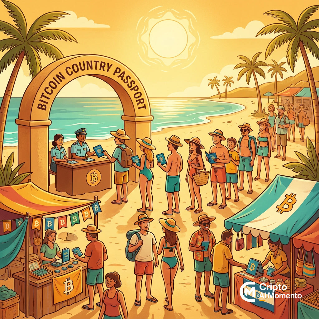El Salvador lanza pasaporte Bitcoin y apunta al turismo digital - Imagen destacada
