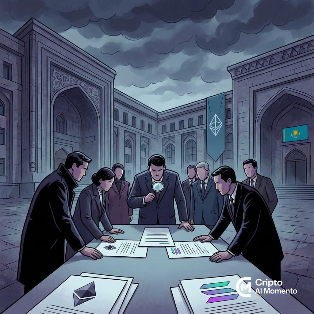 Kazajistán limita criptomonedas a las aprobadas por su banco central - Imagen destacada