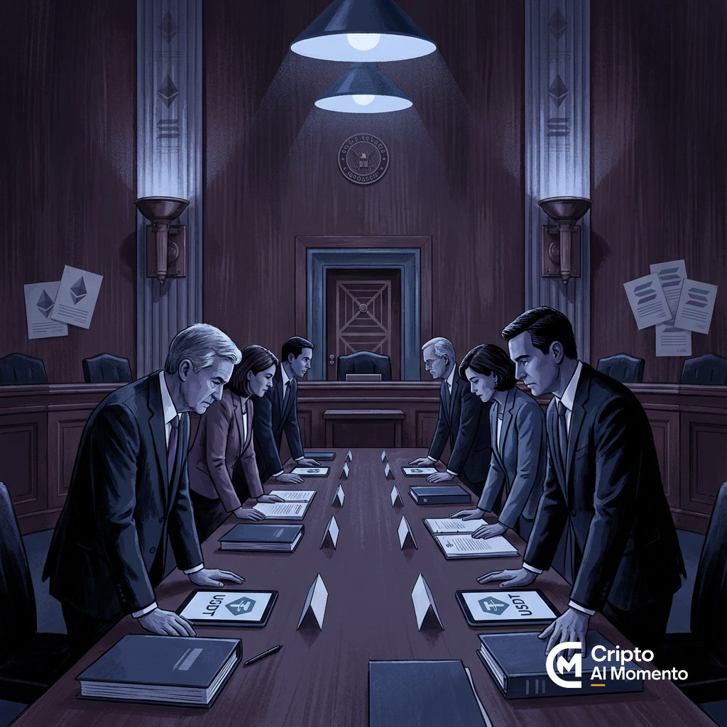 Casa Blanca discute futuro legal de las stablecoins con sector cripto - Imagen destacada