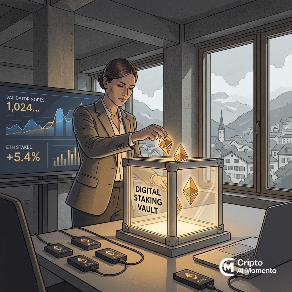 Ethereum Foundation deposita $46M en staking y acelera plan de 70,000 ETH - Imagen destacada