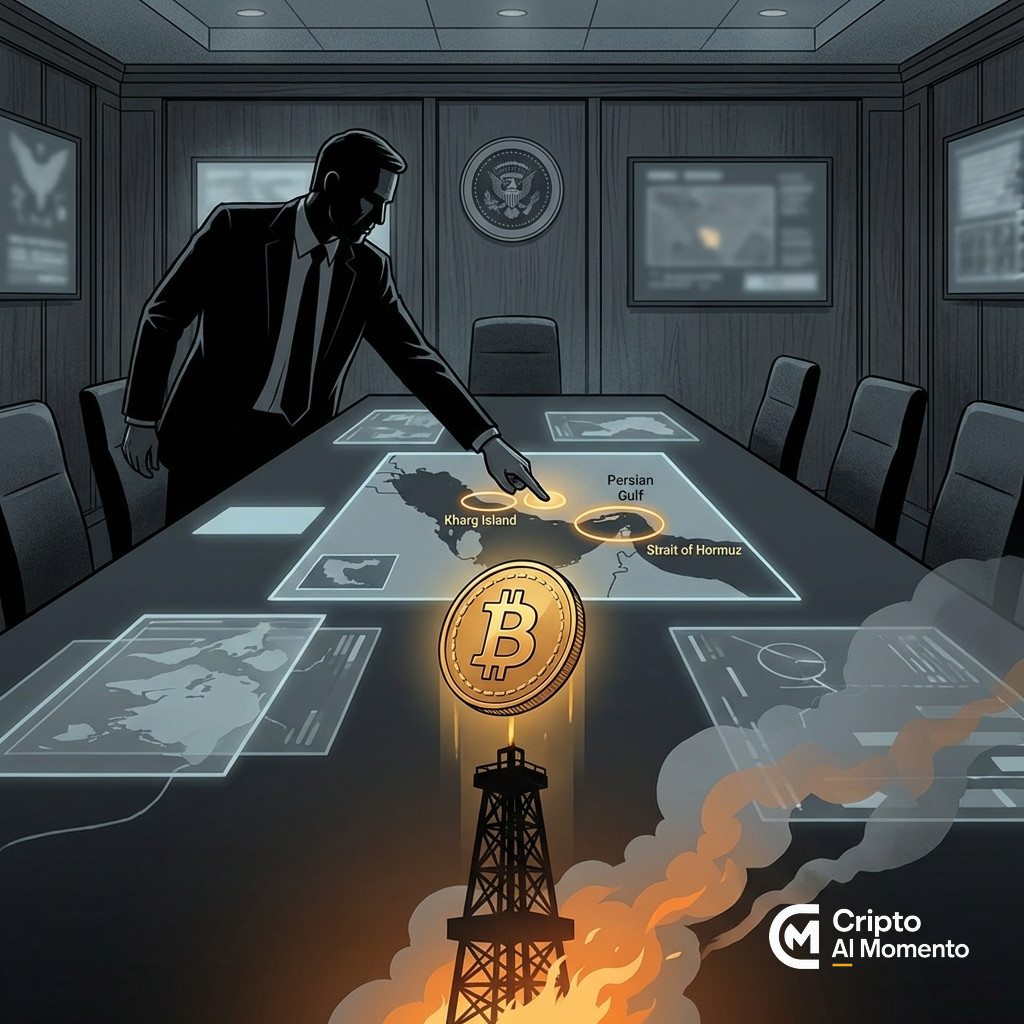 Trump negocia con nuevo régimen iraní; Bitcoin sube a $67,800 tras amenaza - Imagen destacada