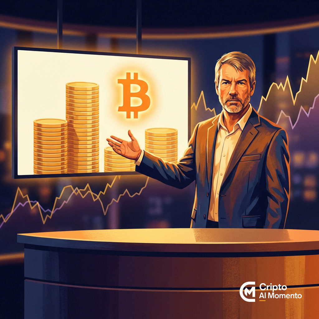 Saylor sostiene compras de 100,000 BTC pese a pérdidas de $1.5B - Imagen destacada