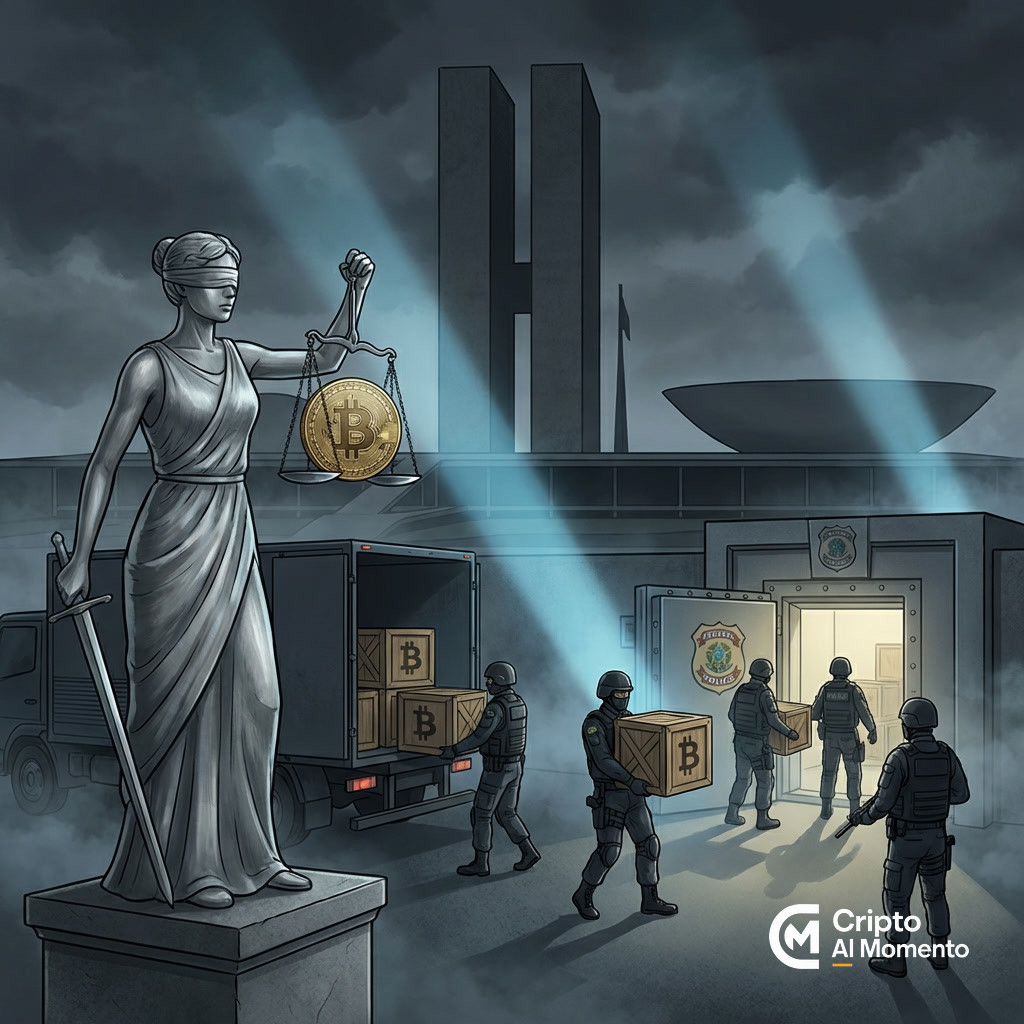 Brasil firma ley para canalizar Bitcoin incautado a seguridad - Imagen destacada