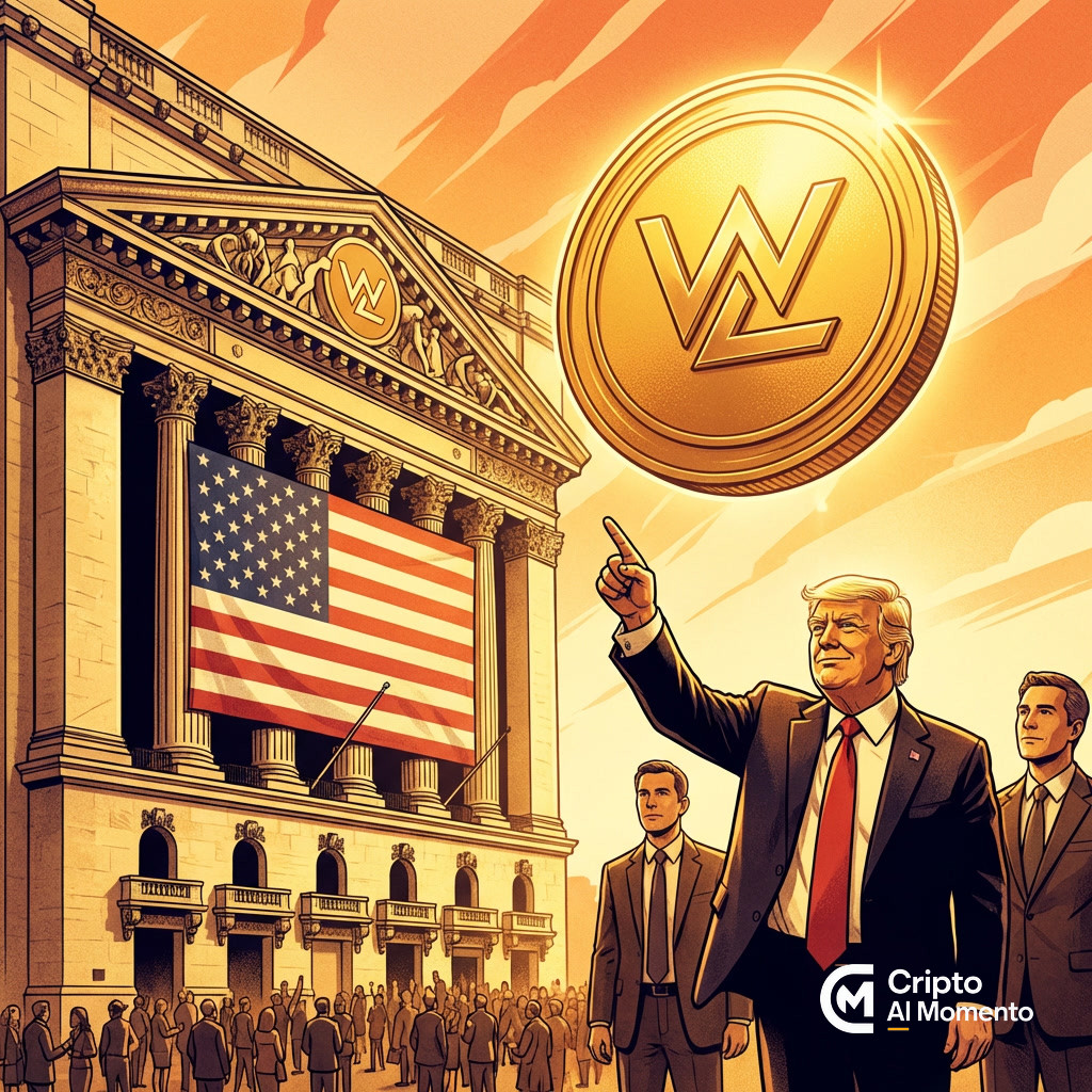 WLFI debuta en exchanges; salto de 14% y valuación 40,000 millones - Imagen destacada