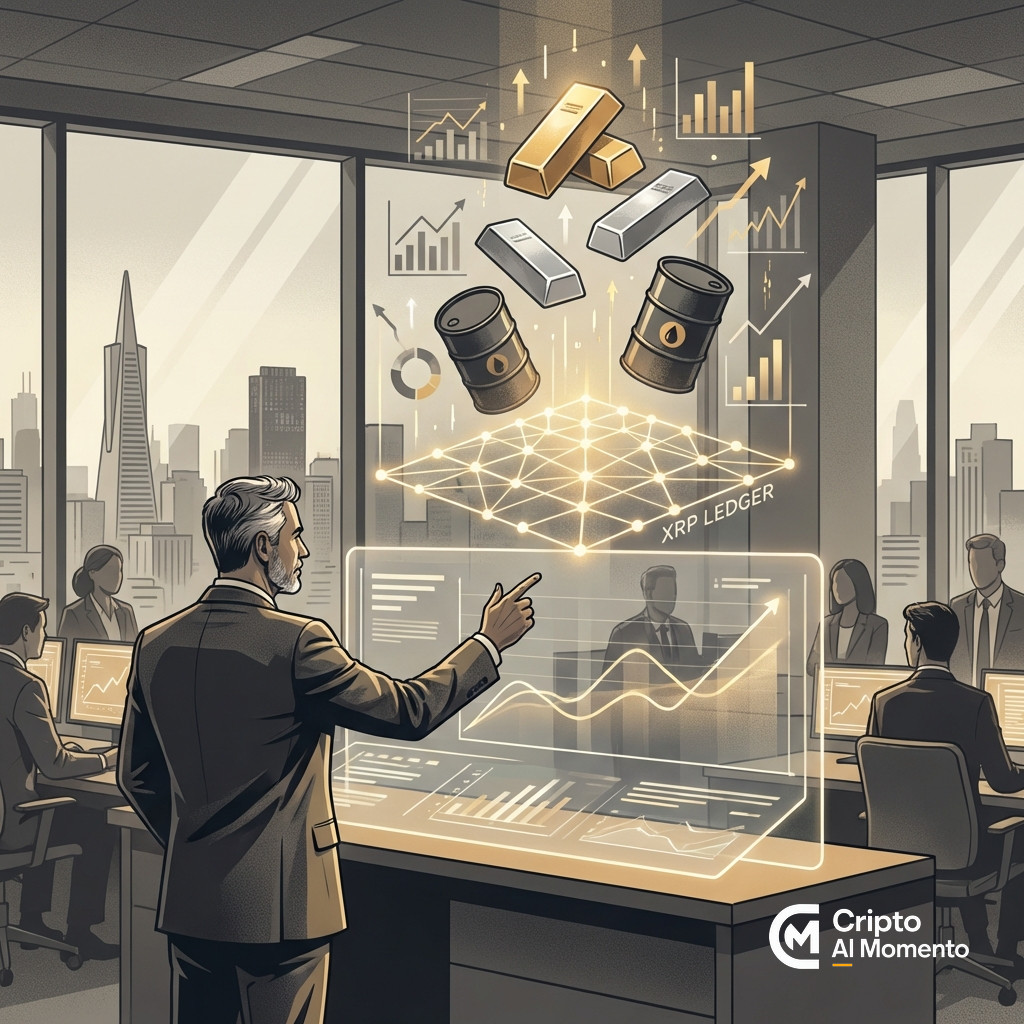 Ripple Prime suma commodities on-chain; oro, plata y petróleo acumulan $2,300 millones - Imagen destacada