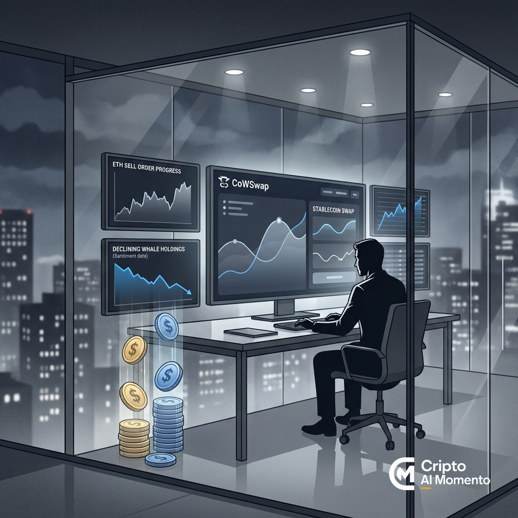 Ethereum Foundation vende 3,750 ETH mientras ETFs y ballenas liquidan posiciones - Imagen destacada