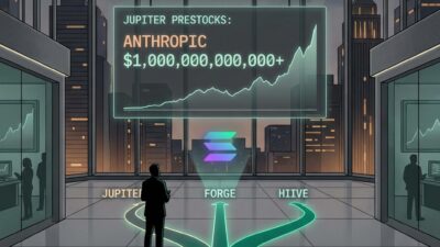 Jupiter valora a Anthropic en $1 billón: DEX de Solana converge con mercados privados - Imagen