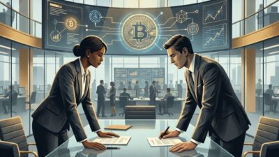 Kraken capta $200 millones de Deutsche Börse mientras financiamiento cripto cae 15% - Imagen