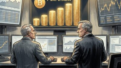 ETF Bitcoin suman 7 días de entradas netas: IBIT capta $1,400M y supera top 1% de todos los ETF - Imagen