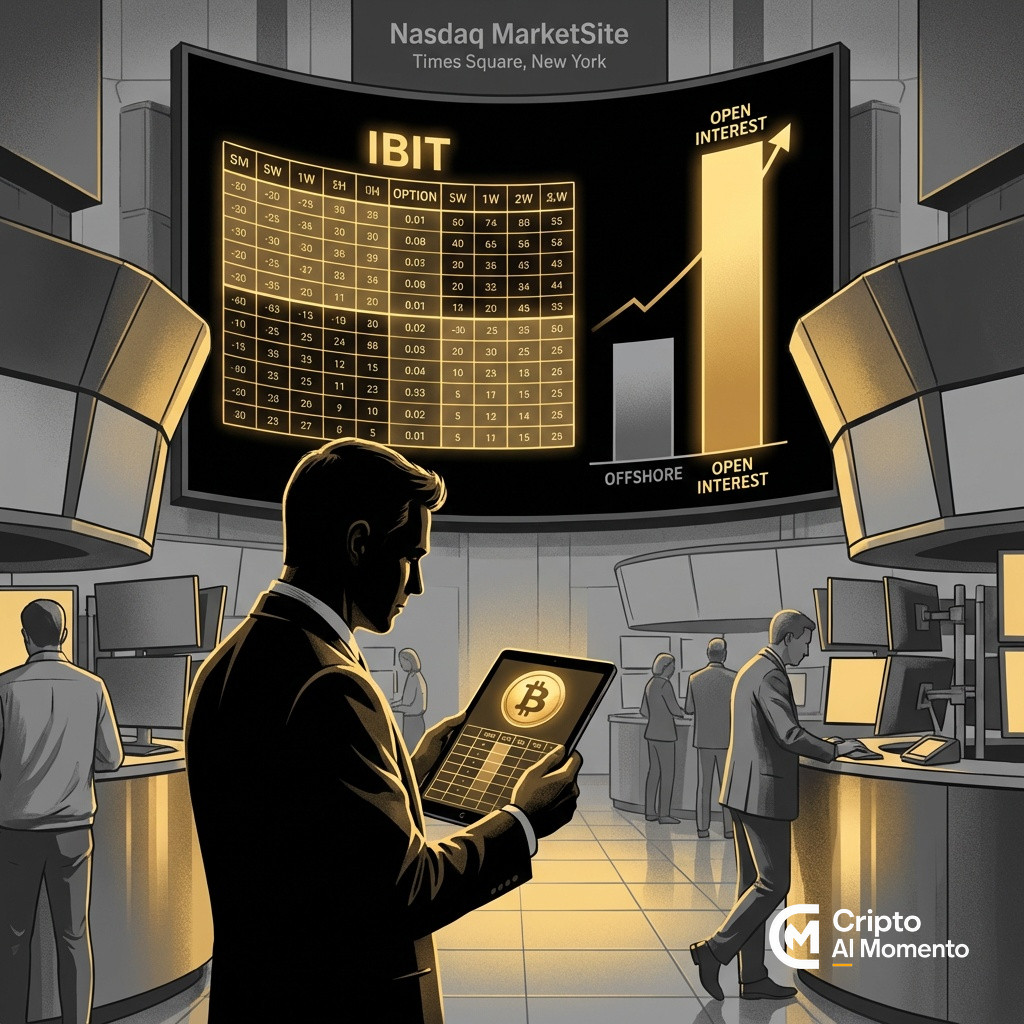 Opciones de IBIT superan a Deribit con $27,610M en interés abierto y marcan giro institucional en Bitcoin - Imagen destacada