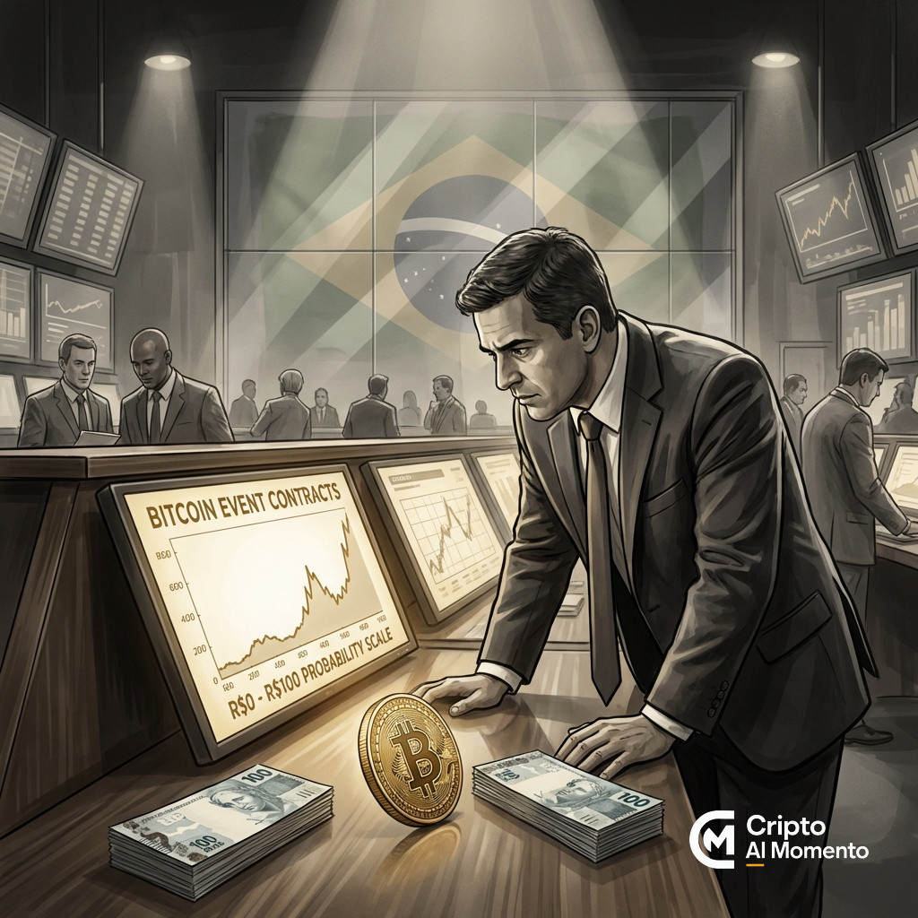 B3 estrena seis contratos de eventos sobre Bitcoin tras bloqueo a Polymarket - Imagen destacada