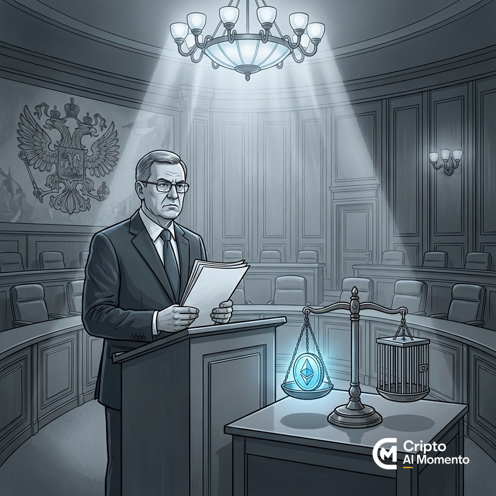 Rusia propone pena de cárcel de hasta 7 años por operar cripto sin licencia - Imagen destacada