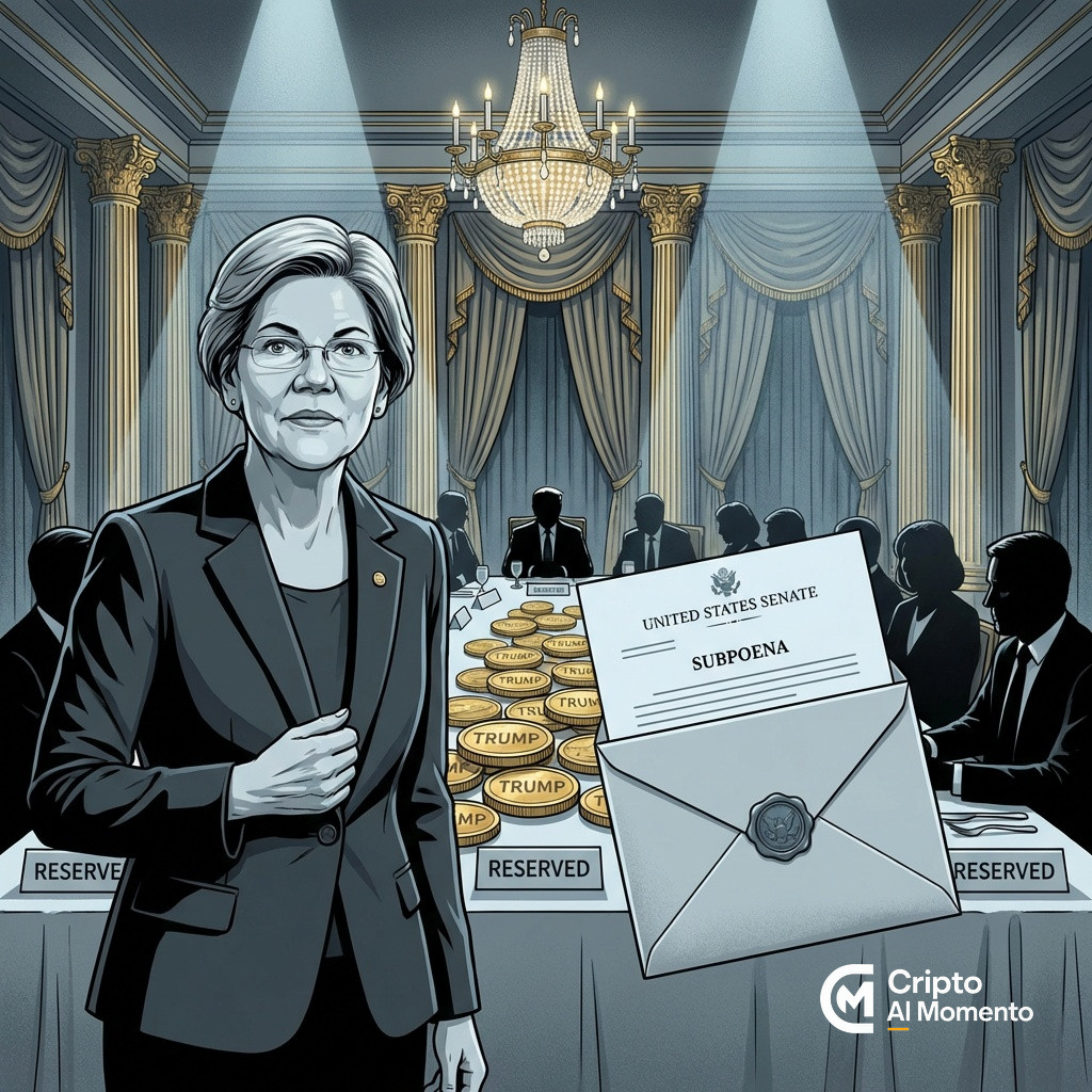 Warren cierra plazo hoy por cena $TRUMP: $4,300 millones perdidos por minoristas - Imagen destacada