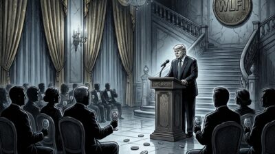 WLFI cae a $0.08 tras Mar-a-Lago y tiroteo en cena de corresponsales - Imagen