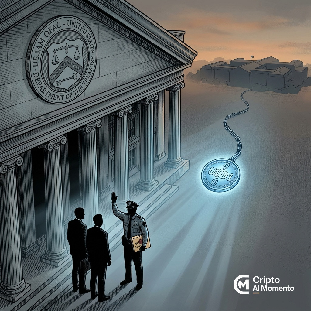 USD1 de WLFI corre en blockchain de socios sancionados por OFAC: WSJ - Imagen destacada