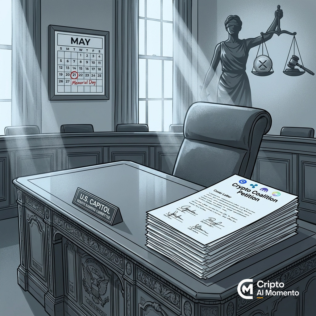 120 firmas cripto exigen al Senado de EE.UU. avanzar la CLARITY Act; Ripple firma - Imagen destacada