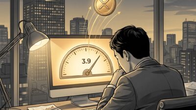 Santiment registra ratio 3.9 en XRP: segundo pico de euforia en dos años - Imagen