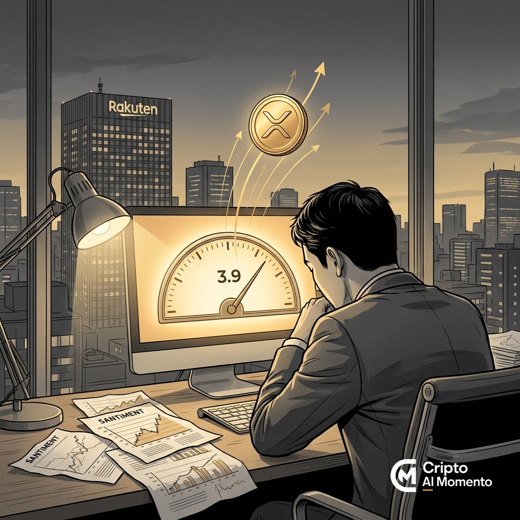 Santiment registra ratio 3.9 en XRP: segundo pico de euforia en dos años - Imagen destacada