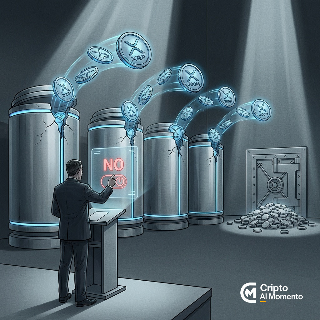 Ripple libera 1,000 millones de XRP del escrow ($1,380 millones) y Schwartz niega un ‘interruptor mágico’ de precio - Imagen destacada