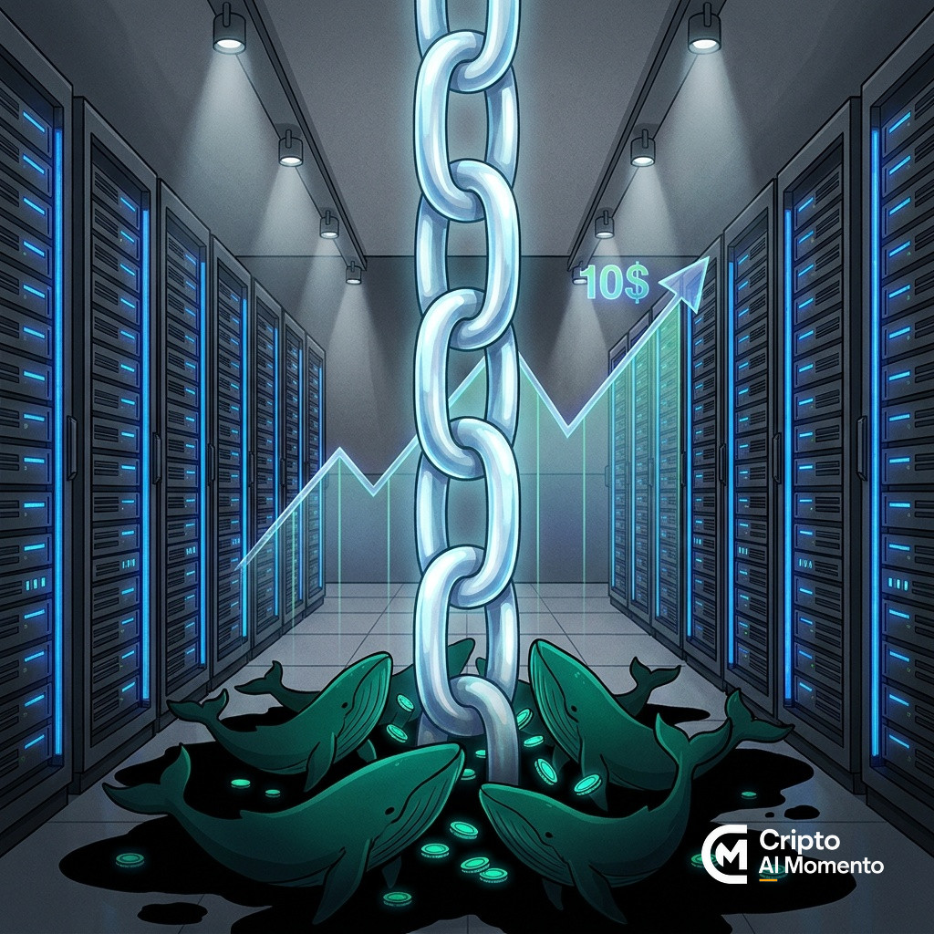 Chainlink (LINK) toca $10.6 en máximo de 3 meses tras rally de 15.27% y acumulación de ballenas - Imagen destacada