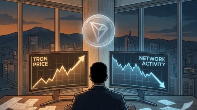 TRON (TRX) toca $0.353 y máximo de 8 meses, pero transferencias caen 29% on-chain - Imagen
