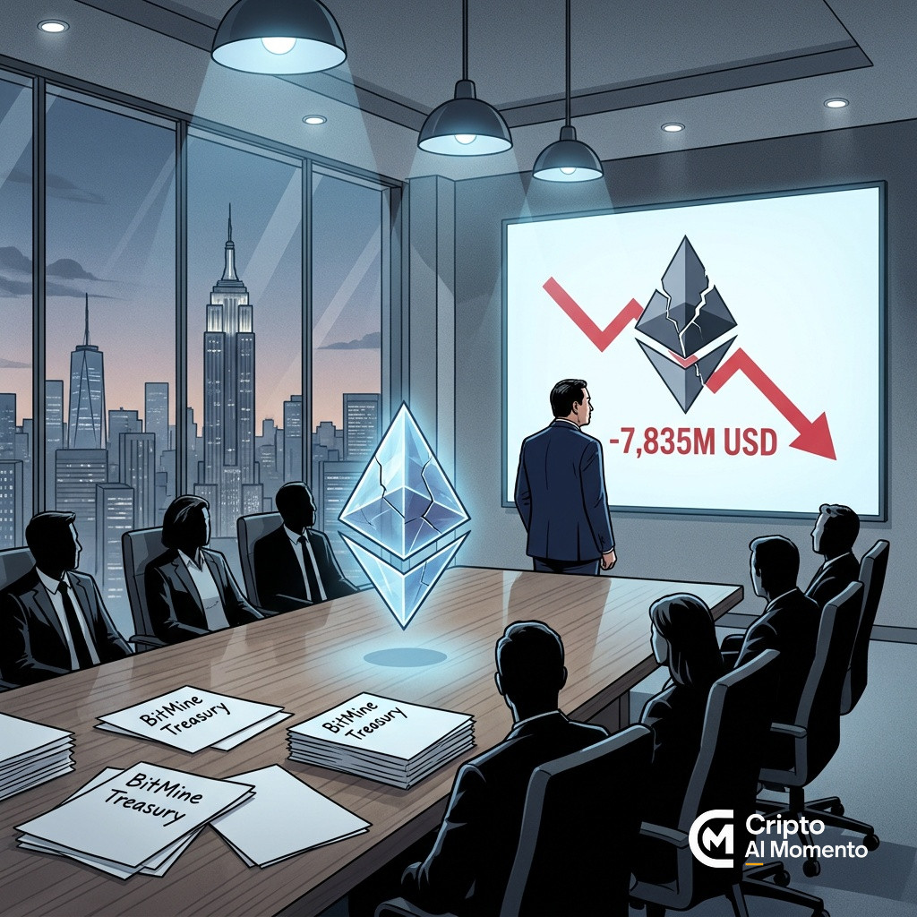 Tom Lee acumula $7,835M en pérdidas con BitMine mientras Ethereum cae a $2,063 - Imagen destacada