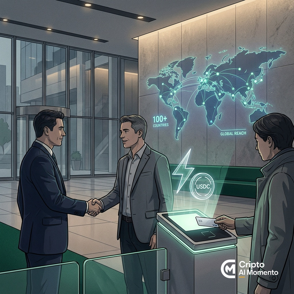 Visa y Lightspark emiten tarjetas con Bitcoin y stablecoins en 100 países - Imagen destacada