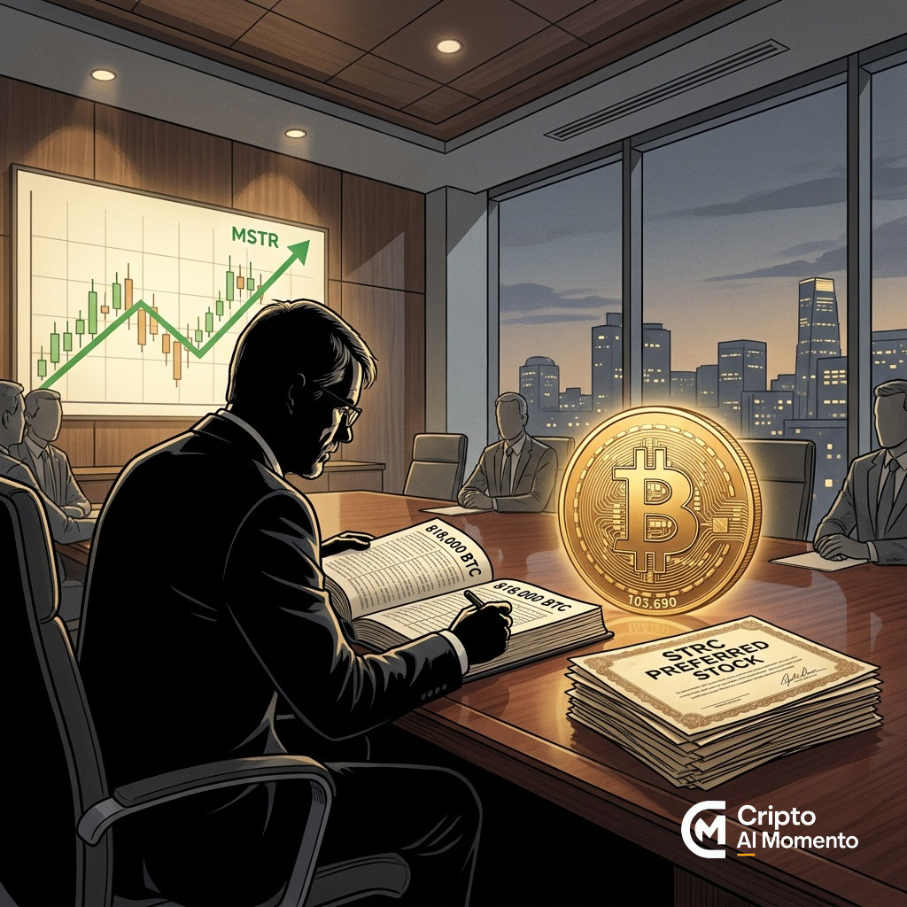 Strategy compra 103,690 BTC en 90 días y MSTR sube 50% antes del reporte Q1 - Imagen destacada
