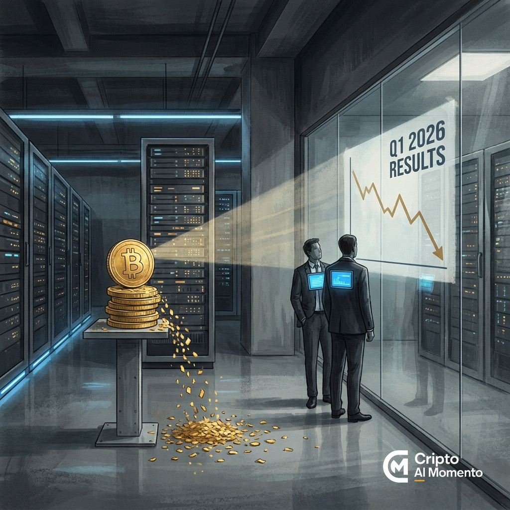 MARA pierde $1,300 millones en Q1 y CleanSpark amplía pérdida 173% por caída de Bitcoin - Imagen destacada