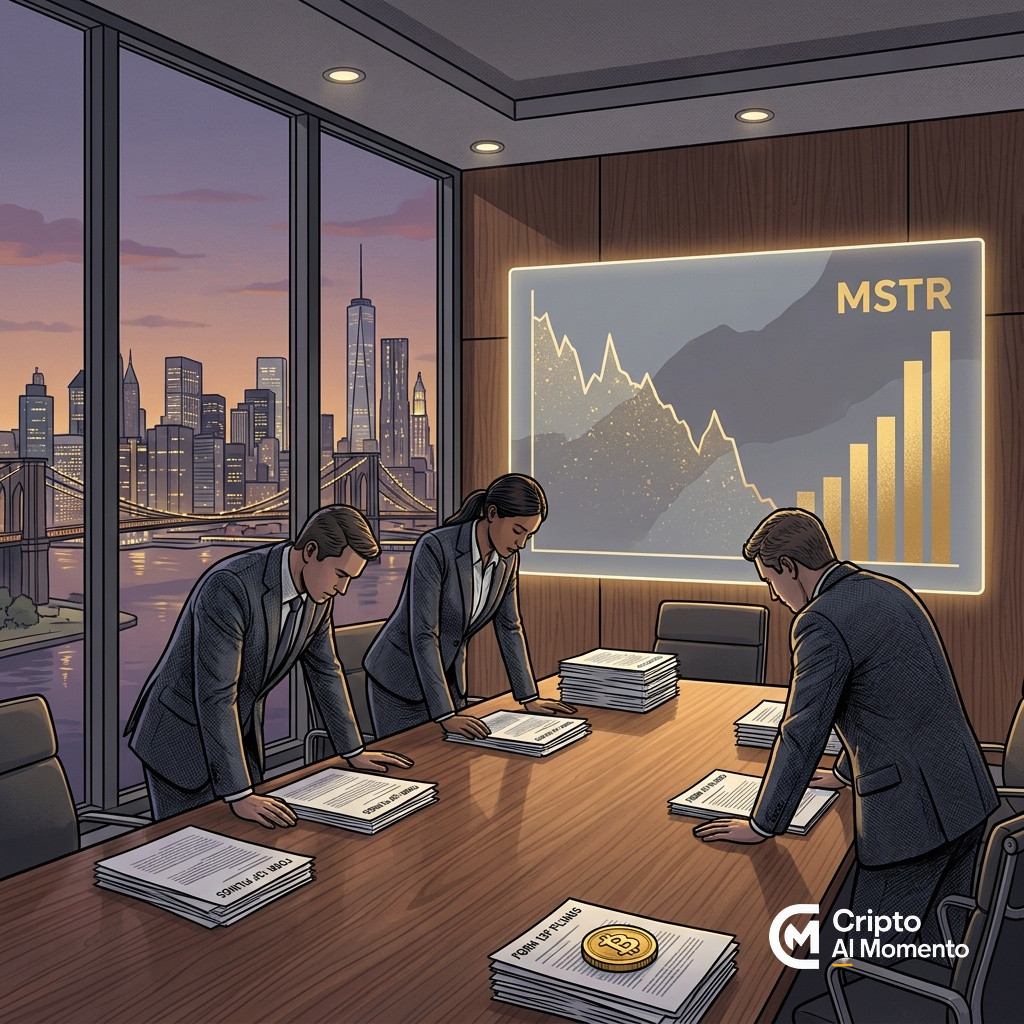 Instituciones acumulan $4,600M en MSTR durante Q1 pese a caída del 18% - Imagen destacada