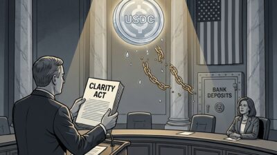 Senado revela texto CLARITY Act: stablecoins prohíben yield, conservan recompensas por uso - Imagen