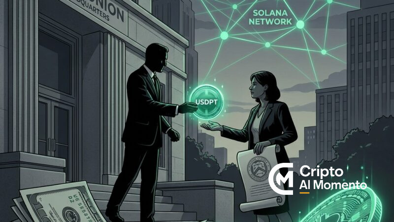 Western Union lanza USDPT en Solana con Anchorage como emisor regulado - Imagen destacada