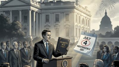 EEUU fijará firma del Clarity Act el 4 de julio de 2026, anuncia Witt en Consensus - Imagen