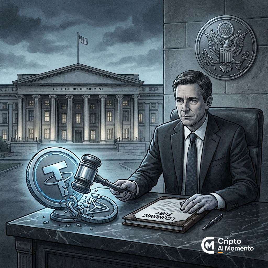 Tesoro de EE.UU. congela USD 500M en cripto iraní bajo Operación Economic Fury - Imagen destacada