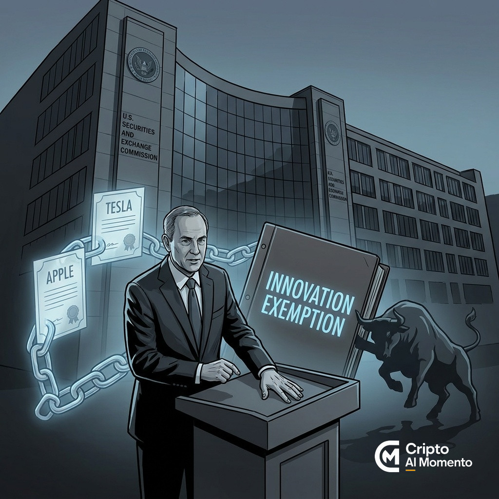 SEC pospone exención para acciones tokenizadas tras presión de Wall Street - Imagen destacada