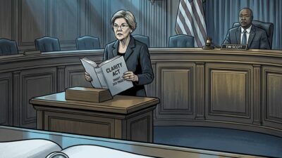 Clarity Act enfrenta 100 enmiendas y markup decisivo con WLFI en disputa - Imagen