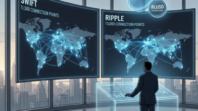 Ripple reporta 13,000 bancos conectados y supera la red de SWIFT en numero de instituciones - Imagen